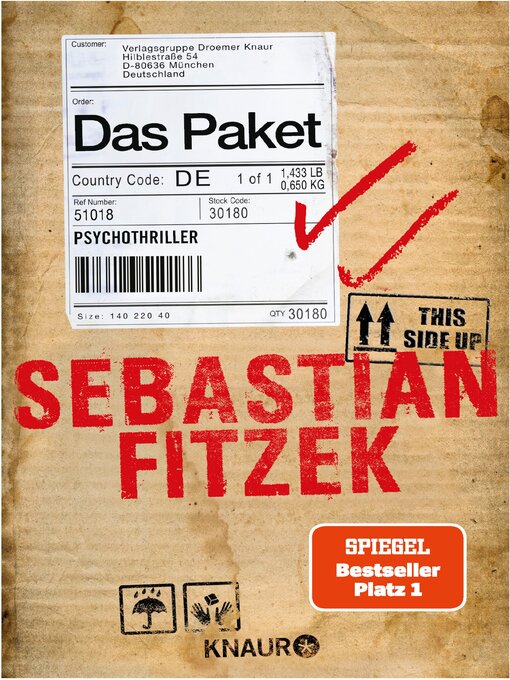 Title details for Das Paket by Sebastian Fitzek - Wait list